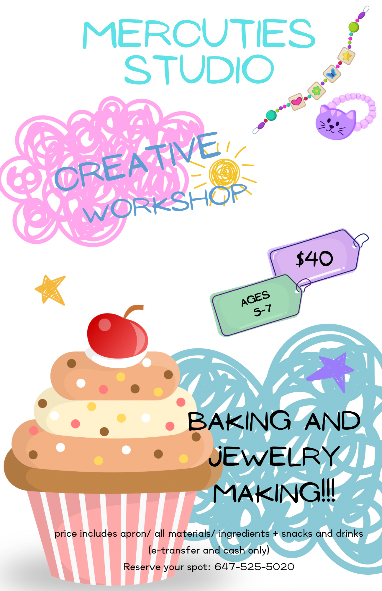 Unique bday parties and kids workshops