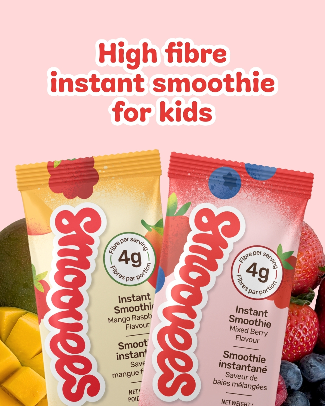 Smoovees | High Fibre Instant Smoothies for Kids
